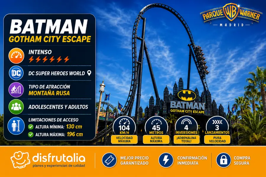 Parque Warner Madrid - Gotham City Escape